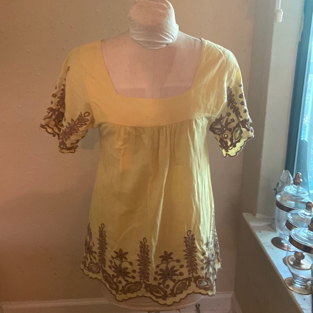 Autumn cottagecore blouse